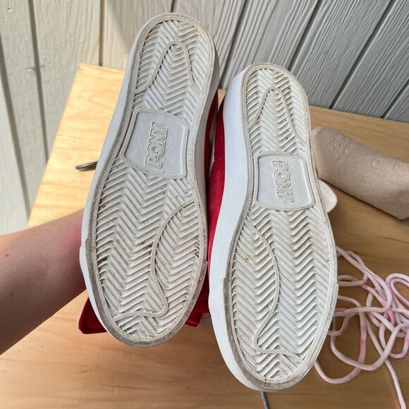 PONY x Joey Bada$$ Topstar Lo Pro Era Red Suede Sneakers – Men’s 9.5 - Picture 10 of 12